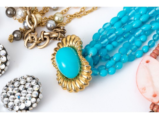Lot Of Assorted Costume Jewelry, Including Monet, Castlecliff
