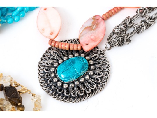 Lot Of Assorted Costume Jewelry, Including Monet, Castlecliff