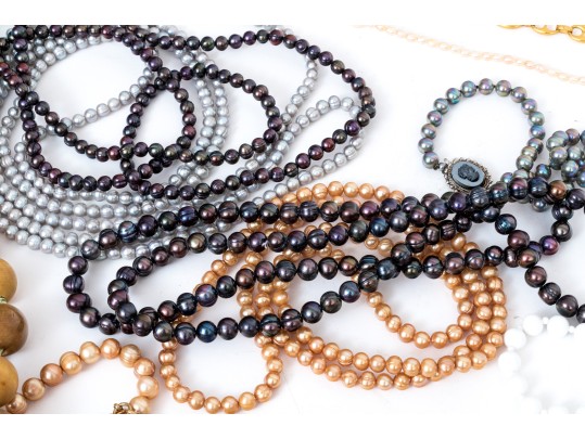 Lot Of Assorted Costume Jewelry, Including Monet, Castlecliff