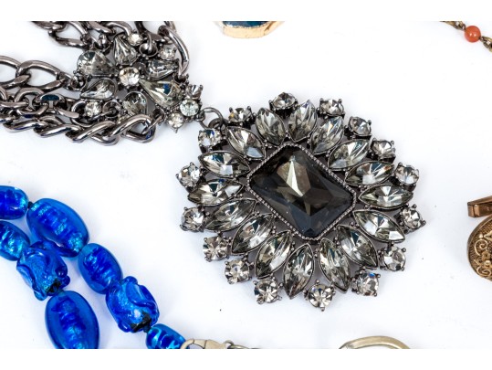 Lot Of Assorted Costume Jewelry, Including Monet, Castlecliff