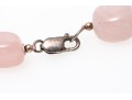 Fabulous Super Chunky Rose Quartz Graduated Opera Length Necklace