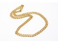 18k Yellow Gold Striking Heavy Curb Link Choker Length Necklace, 25.1 Dwt