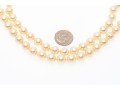 Majorica Faux Pearl Matinee  Length Double Strand Necklace, Boxed