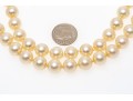 Majorica Pair Of 9.25 Mm Faux Pearl Choker Necklaces With Decorative Clasps