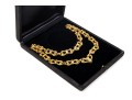 David Webb Spectacular Heavy Vintage 18k Yellow Gold Hammered Link Necklace