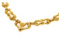 David Webb Spectacular Heavy Vintage 18k Yellow Gold Hammered Link Necklace