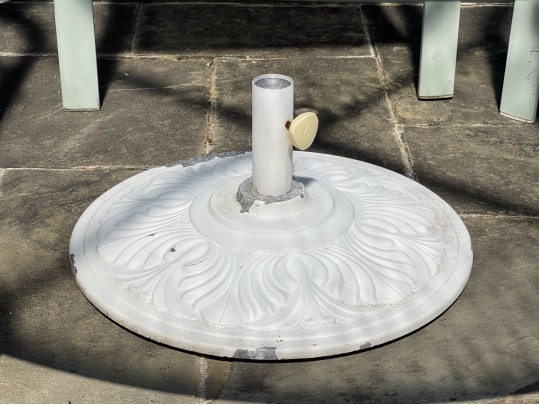 Vintage Brown Jordan Outdoor Dining Set, Including Table, Chairs And A Barcart