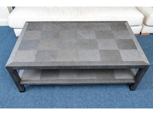 Made Goods Grasscloth Coffee Table (Retail $1,750)