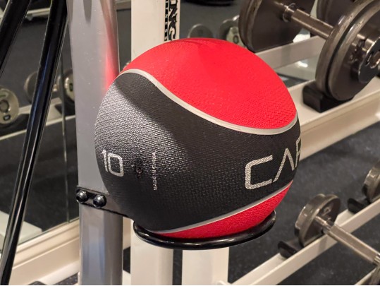Awesome Medicine Ball Rack, With Six Medicine Balls