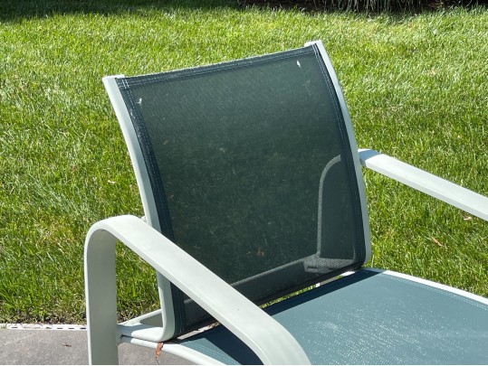 Vintage Brown Jordan Outdoor Dining Set, Including Table, Chairs And A Barcart