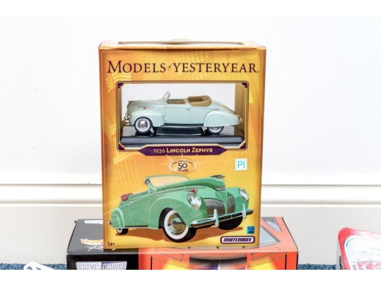 Collection Of 18 Toy Cars And Trucks, Including Hess Trucks