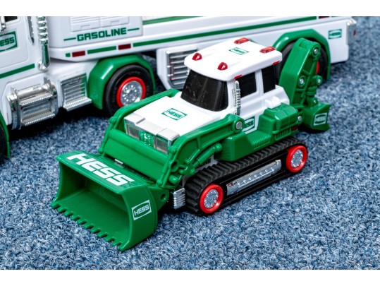 Collection Of 18 Toy Cars And Trucks, Including Hess Trucks