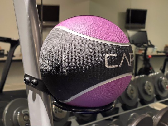 Awesome Medicine Ball Rack, With Six Medicine Balls