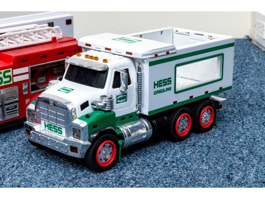 Collection Of 18 Toy Cars And Trucks, Including Hess Trucks