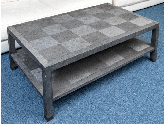 Made Goods Grasscloth Coffee Table (Retail $1,750)