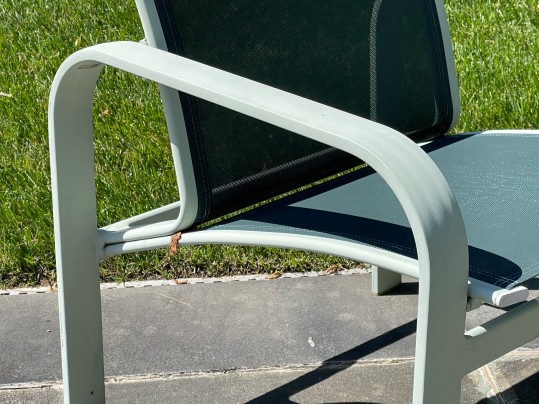 Vintage Brown Jordan Outdoor Dining Set, Including Table, Chairs And A Barcart