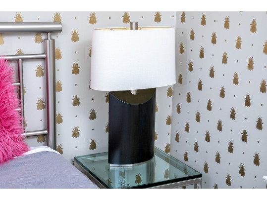 Contemporary Pair Of Sculptural Table Lamps