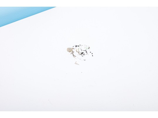 Lacquered Desk With Lucite Handles