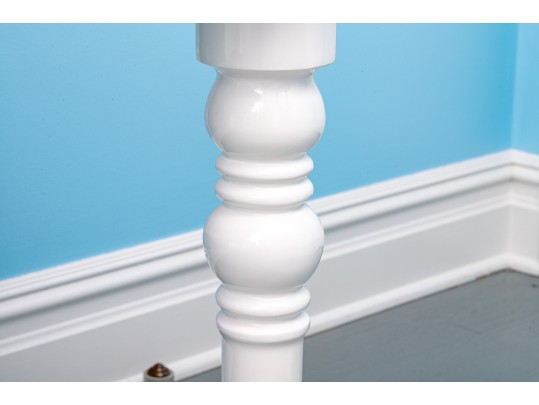 Lacquered Desk With Lucite Handles