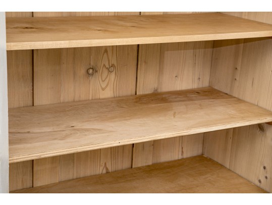 Farmhouse Chic White Painted Armoire