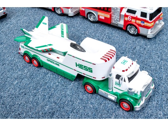 Collection Of 18 Toy Cars And Trucks, Including Hess Trucks