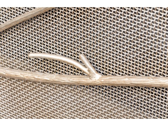 Magnificent Fireplace Screen With Associated Set Of Fireplace Tools 