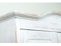 Farmhouse Chic White Painted Armoire
