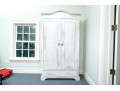 Farmhouse Chic White Painted Armoire