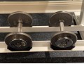 “Rock Barbell And Fitness” Commercial Weight Rack And A Collection Of Free Weights