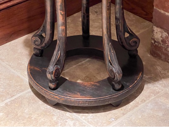 Vintage Carved Pedestal