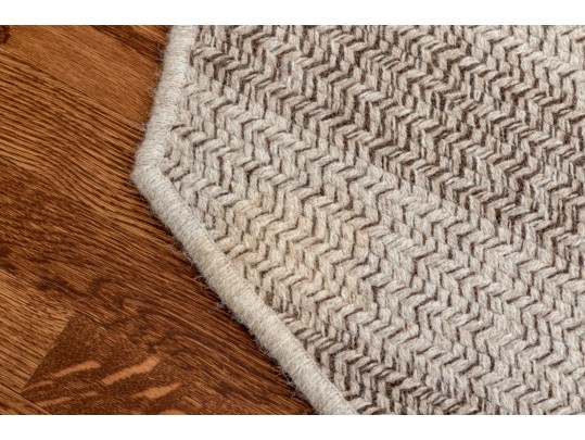 Unique Shape Woven Area Rug 