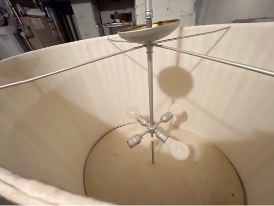 Massive Oval Box Pleated Drum Pendant Light