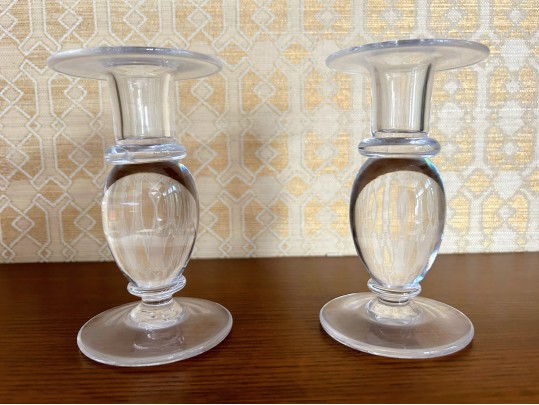 Simon Pearce Candlesticks