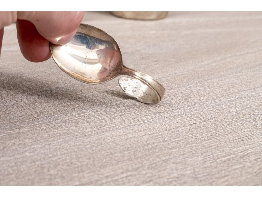 Sterling Silver Baby Cups & Spoon 4.65 T. Ounces