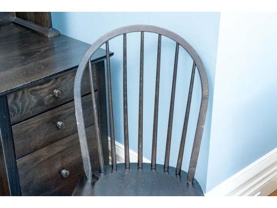 Vermont Tubbs Wood Desk, Hutch, & Chair