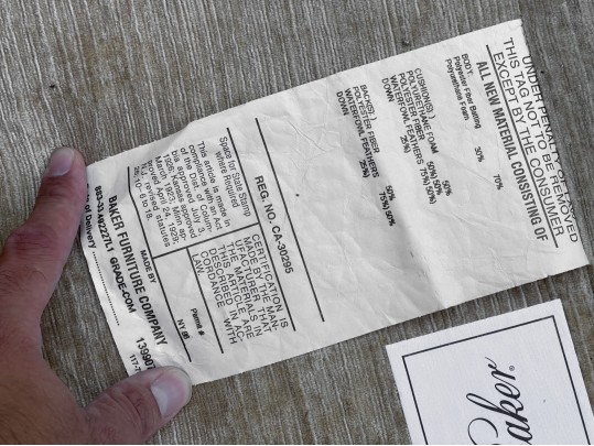 Baker Down Filled Occasional Chair