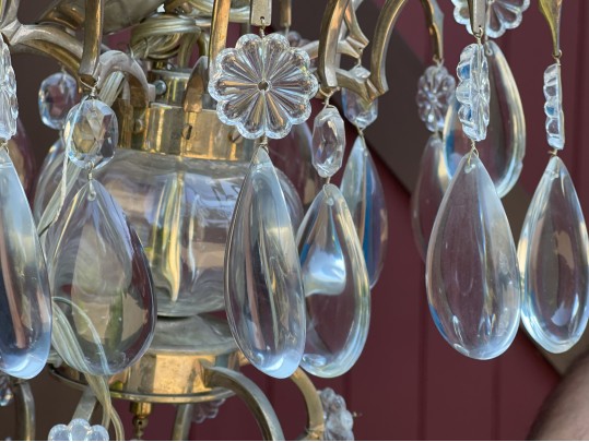 Stunning Silver 12 Light Chandelier