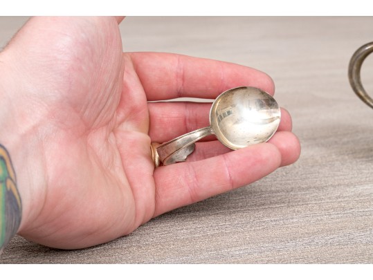 Sterling Silver Baby Cups & Spoon 4.65 T. Ounces