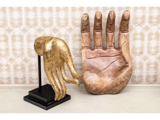 Carved Hand Decor