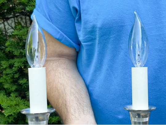 Pair Of Oval Wall Sconces