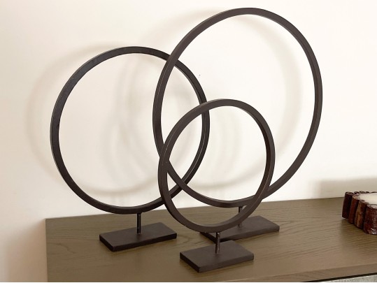 Crate & Barrel Iron Spheres