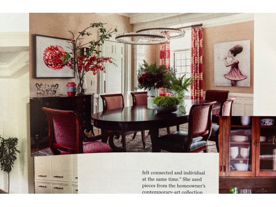 William Switzer Italian Handcrafted Oval Extending Dining Table 