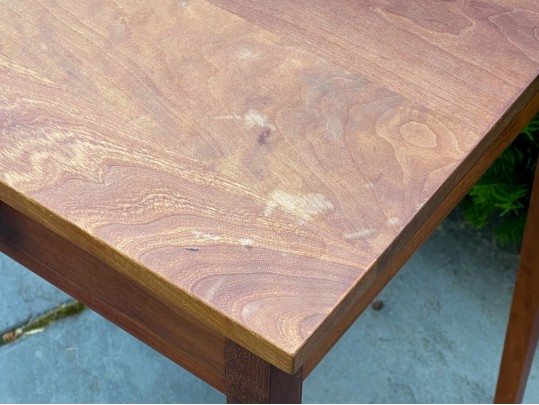 Single Drawer Wood Side Table With Whimsical Knob