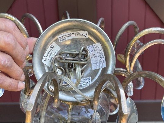 Stunning Silver 12 Light Chandelier