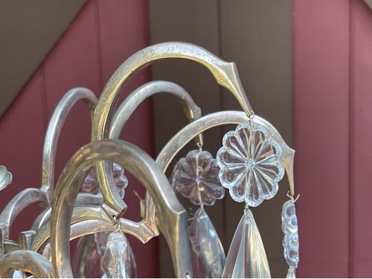 Stunning Silver 12 Light Chandelier