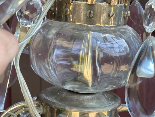 Stunning Silver 12 Light Chandelier