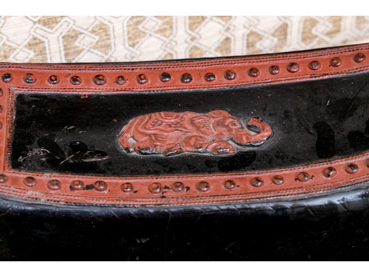 Asian Carved Elephant Box