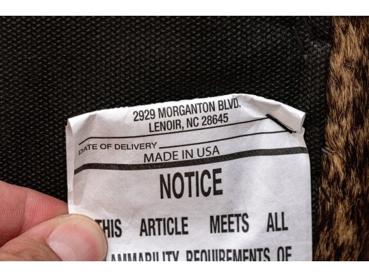 Hair Hide Covered Armchair 