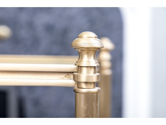 Trieste Tiered Table Brass & Glass 