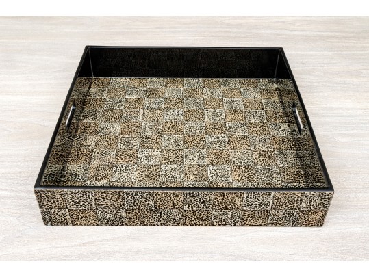 Stunning Animal Design Lacquered Tray 